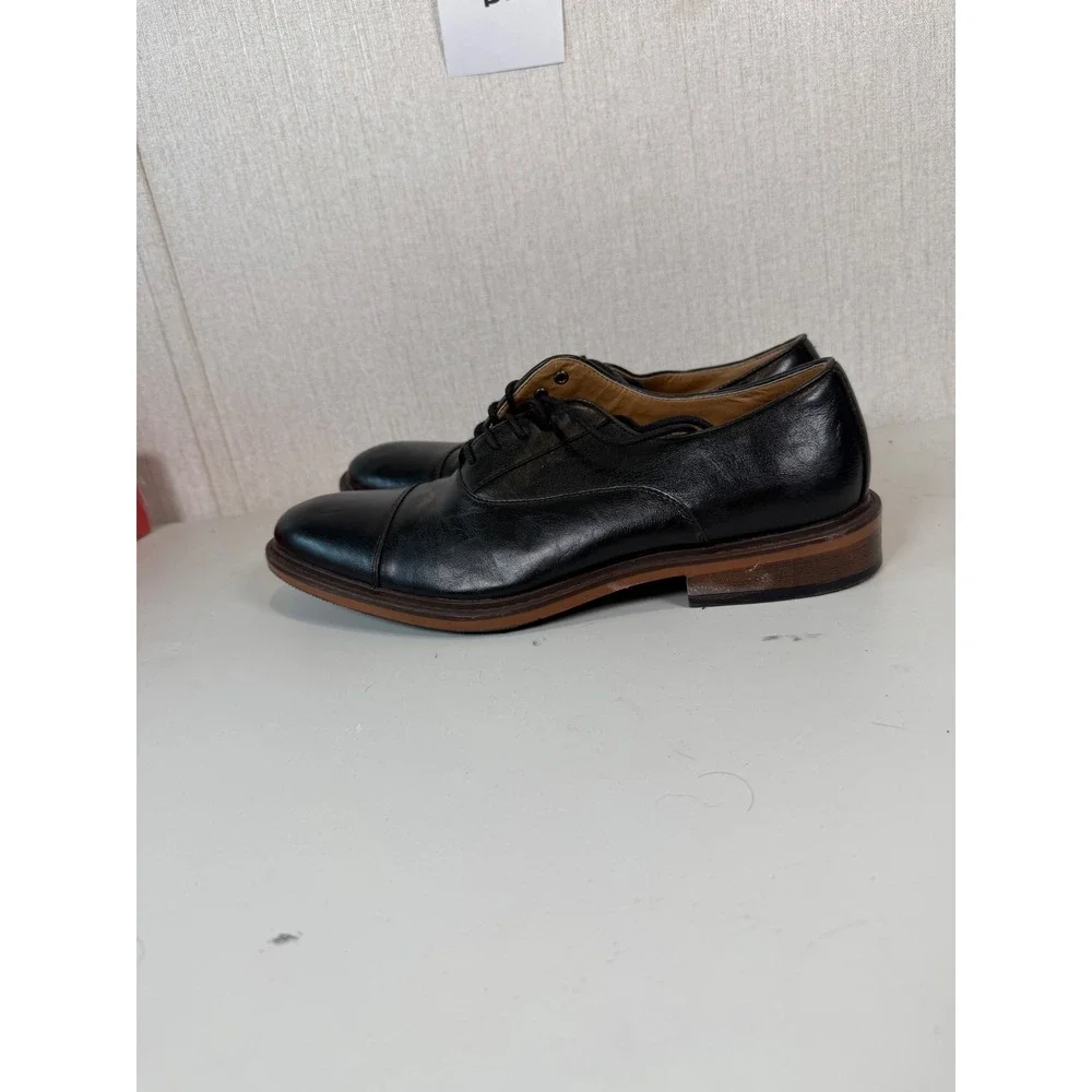 Goodfellow & Co Men's Joseph Black Leather Oxford Cap‎ Toe Dress Shoes Size 8.5